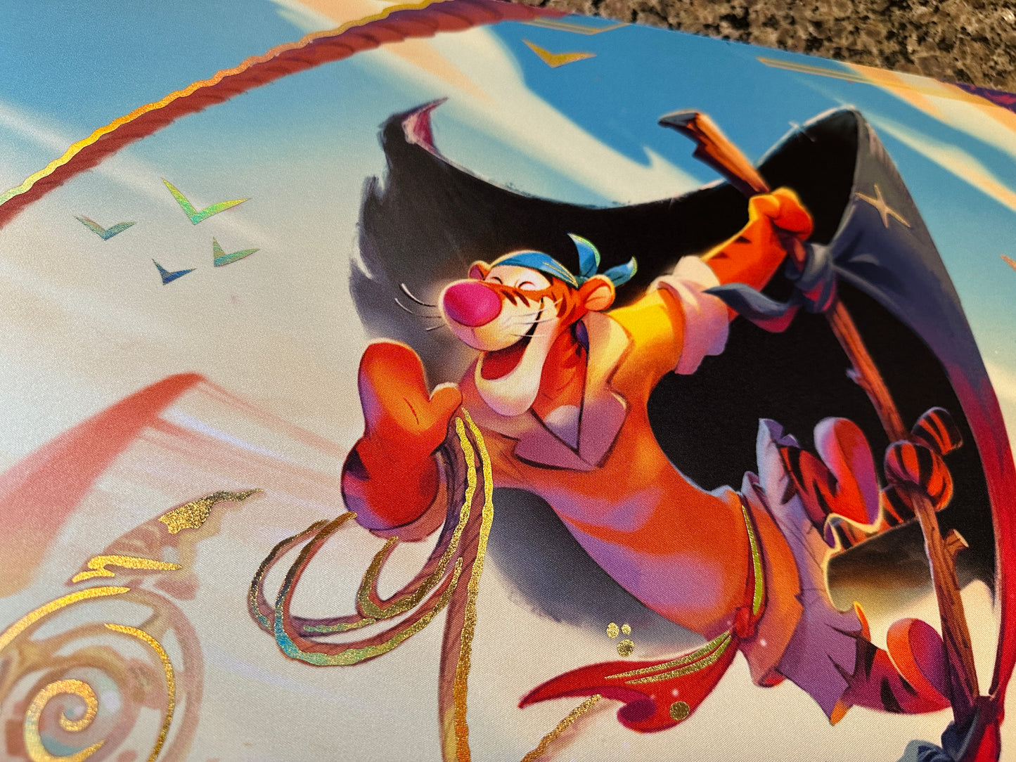 Tigger Lorcana Foiled Playmat