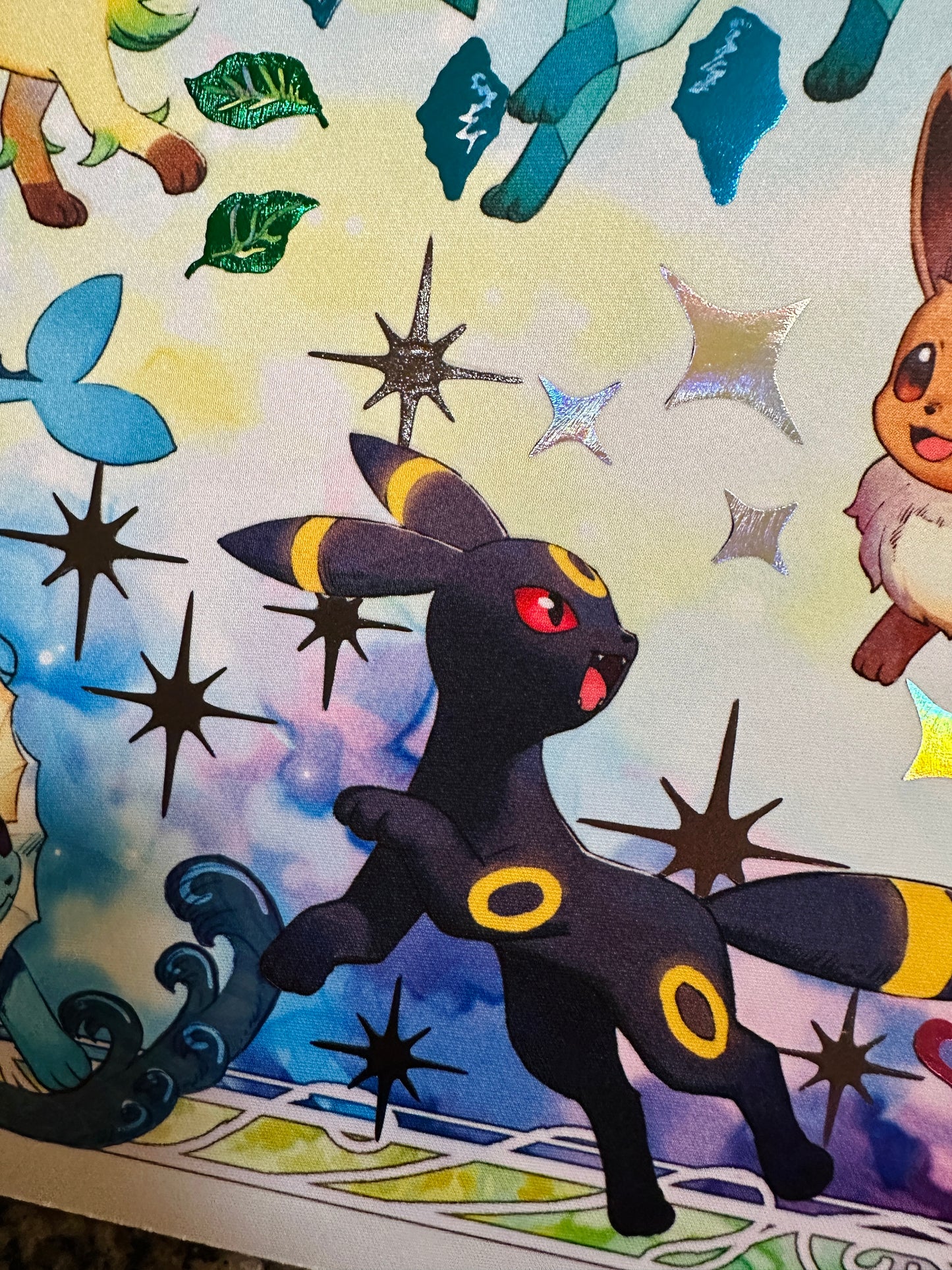 *Premium* Prismatic Eeveelutions Foiled Playmat