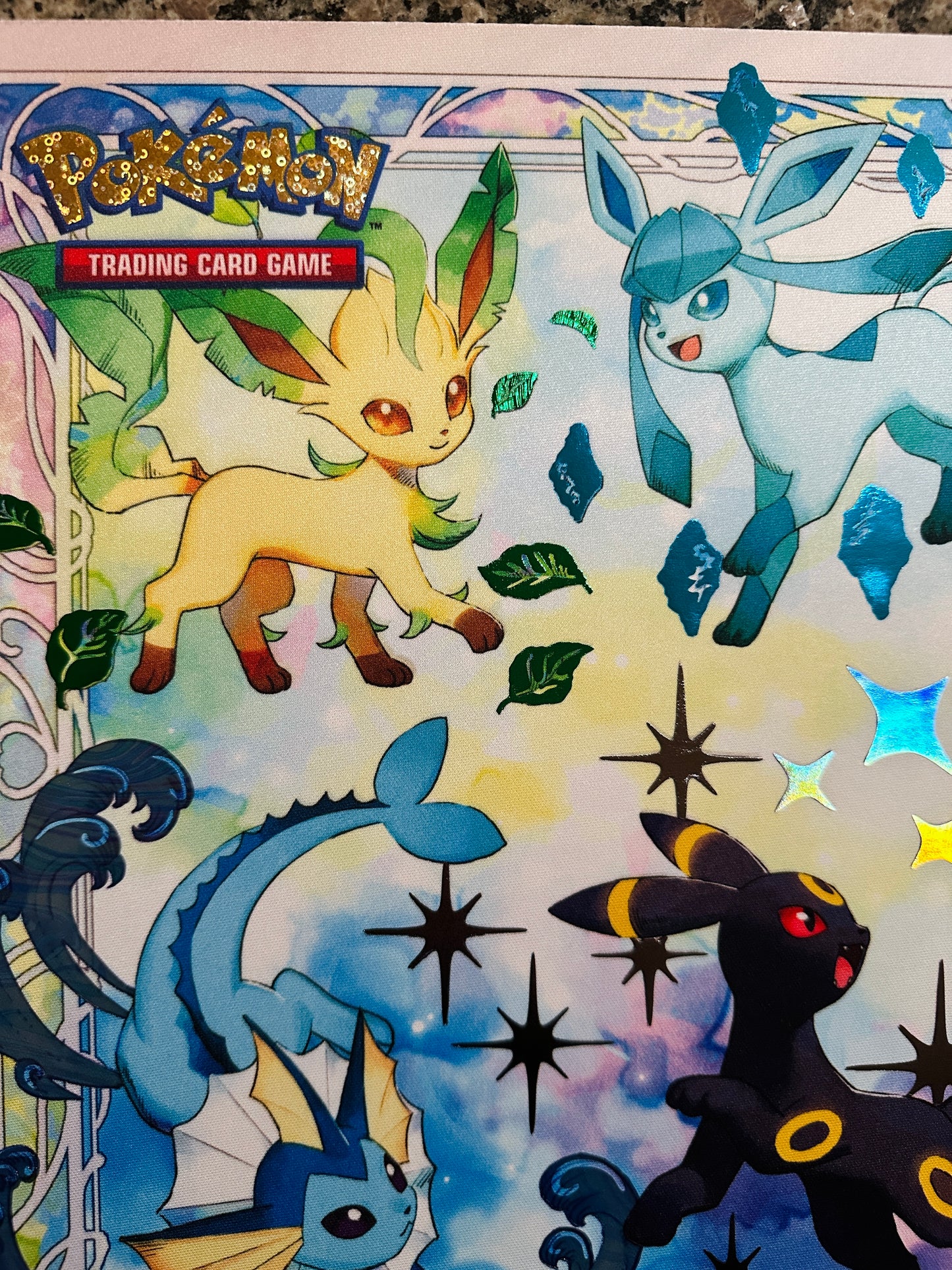 *Premium* Prismatic Eeveelutions Foiled Playmat
