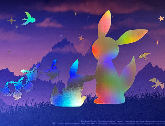 Eevee & Umbreon Twilight Pokemon Foiled Playmat