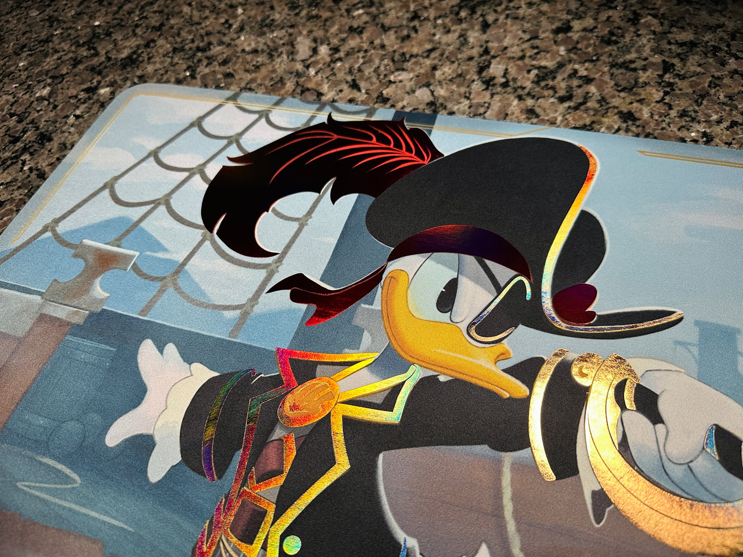 *Premium* Donald Duck Buccaneer Lorcana Foiled Playmat