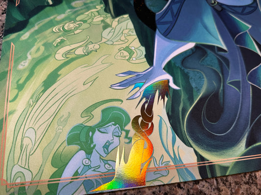 Hades Double Dealer Lorcana Foiled Playmat