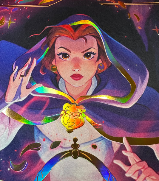 Gold Belle Accomplished Mystic Lorcana Foiled Playmat