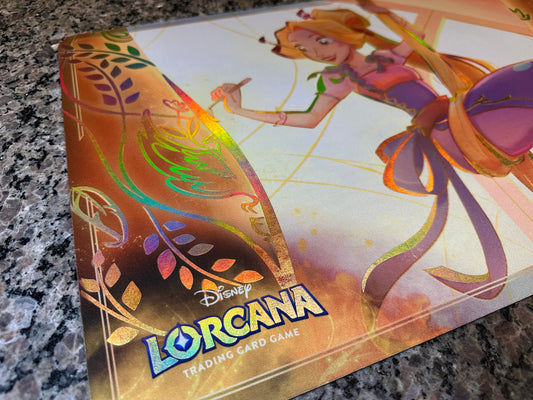 Rapunzel Lorcana Foiled Playmat