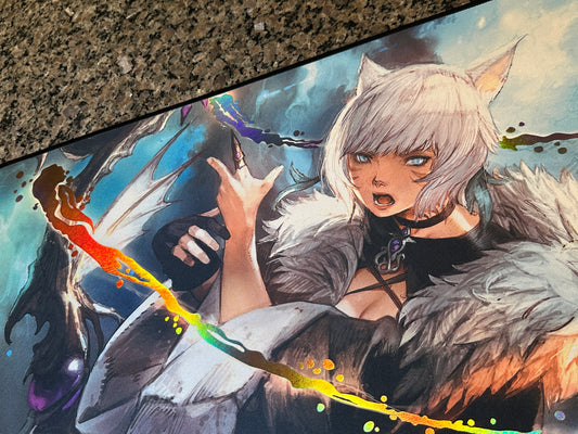 Y’shtola Rhul MTG Final Fantasy Foiled Playmat