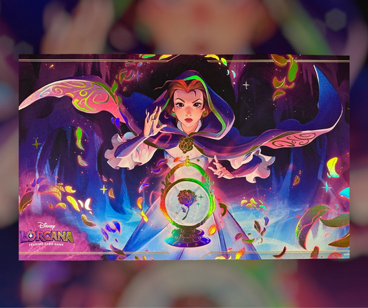 Belle Accomplished Mystic Lorcana Foiled Playmat