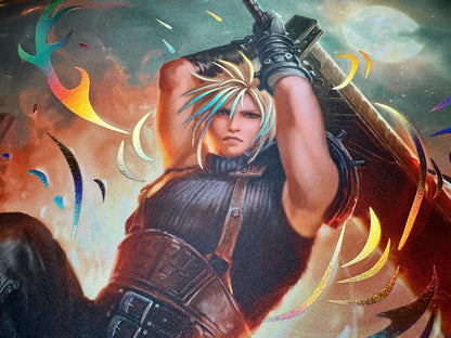 Cloud Ex-Soldier MTG Final Fantasy Foiled Playmat