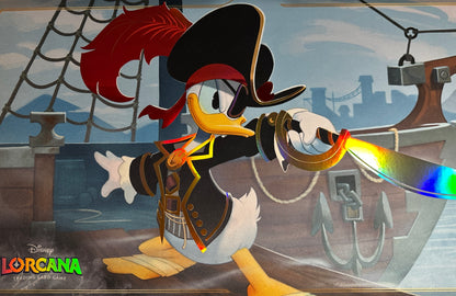 Donald Duck Buccaneer Lorcana Foiled Playmat