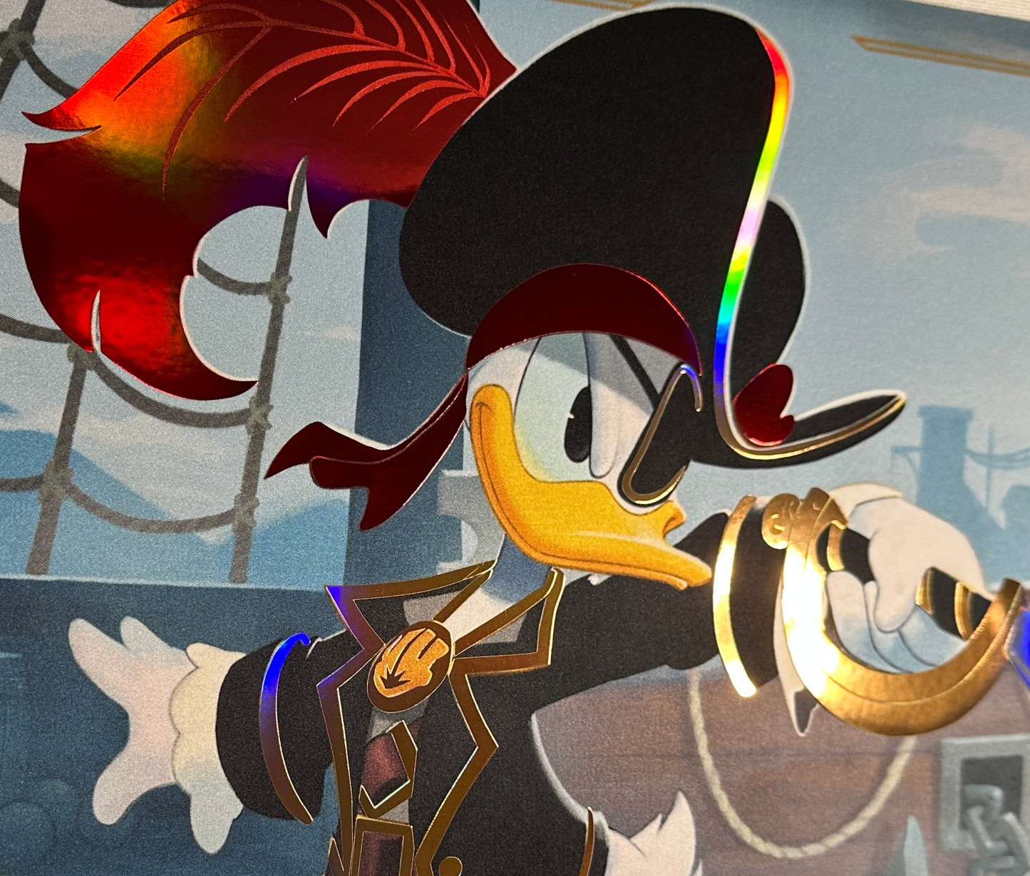 Donald Duck Buccaneer Lorcana Foiled Playmat