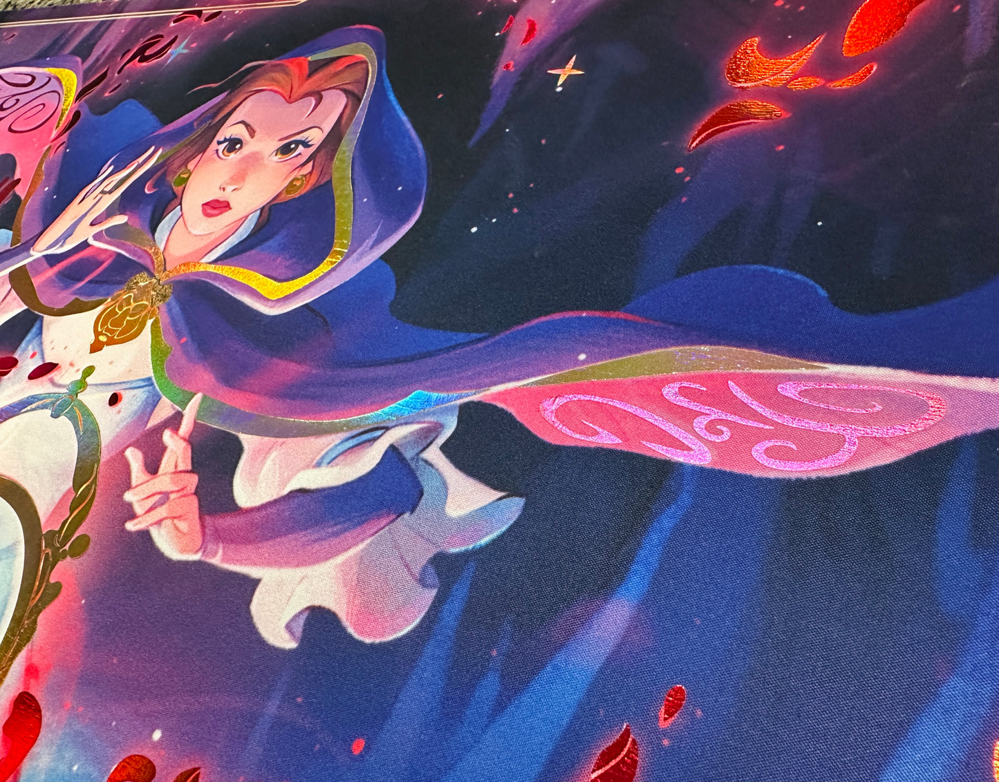 *Premium* Belle Accomplished Mystic Lorcana Foiled Playmat