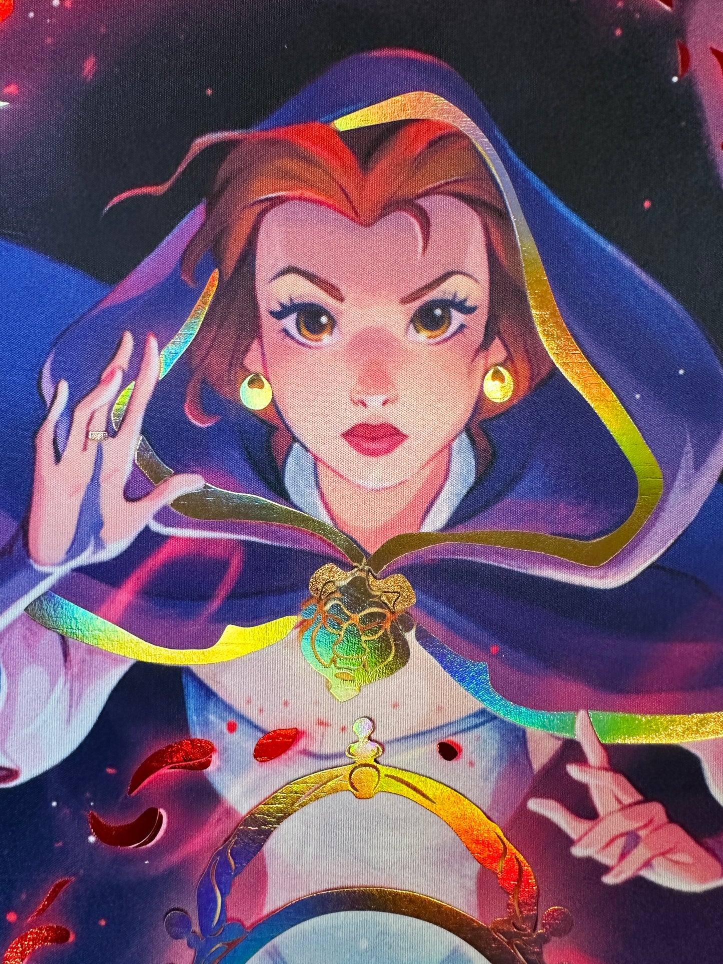 *Premium* Belle Accomplished Mystic Lorcana Foiled Playmat