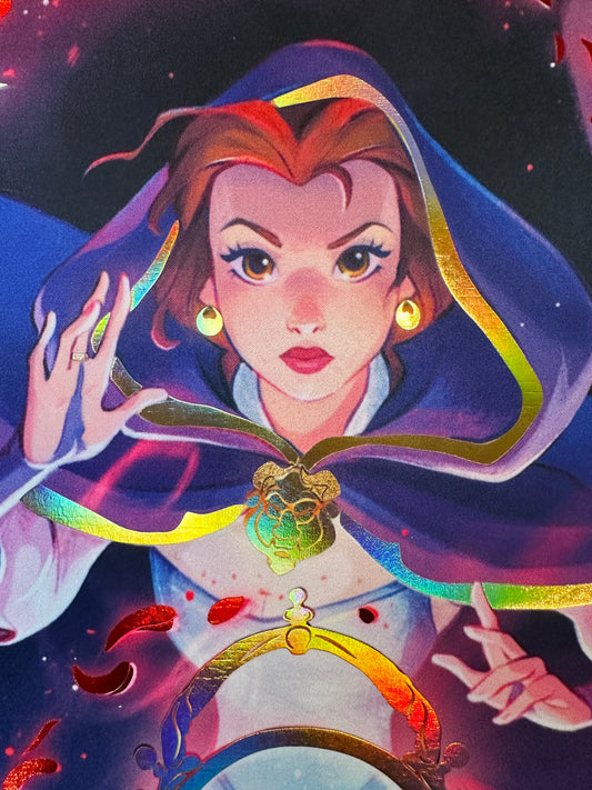 *Premium* Belle Accomplished Mystic Lorcana Foiled Playmat