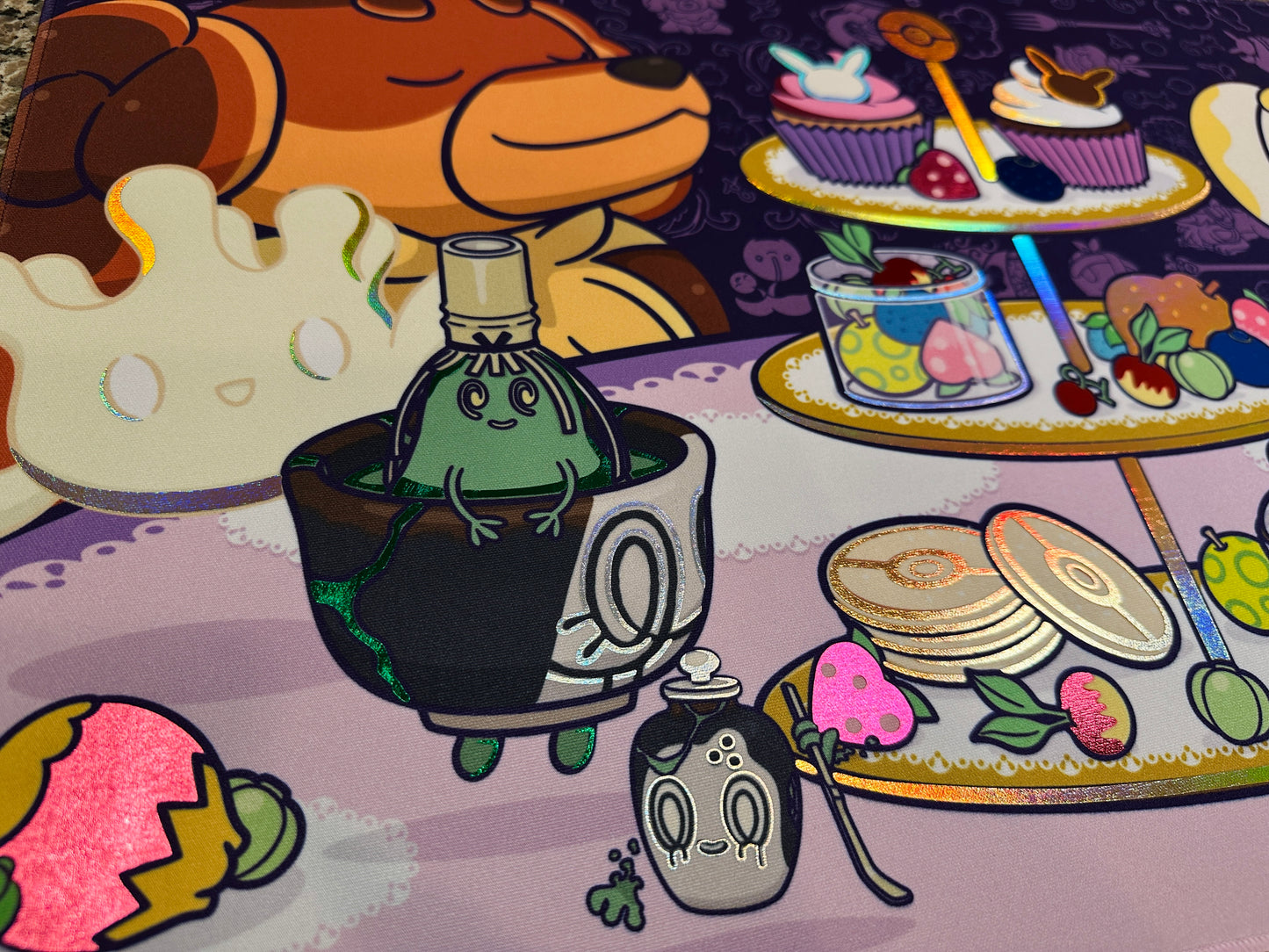 *Premium* Teatime Delights Pokemon Foiled Playmat