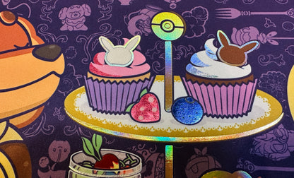 Teatime Delights Pokemon Foiled Playmat