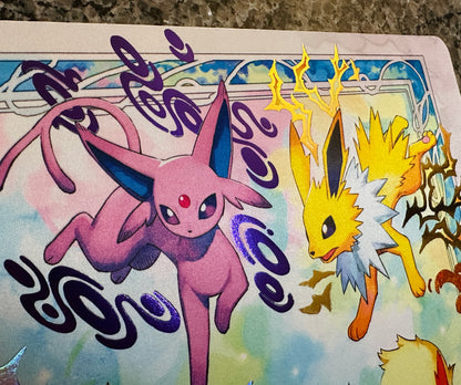 Prismatic Eeveelutions Foiled Playmat