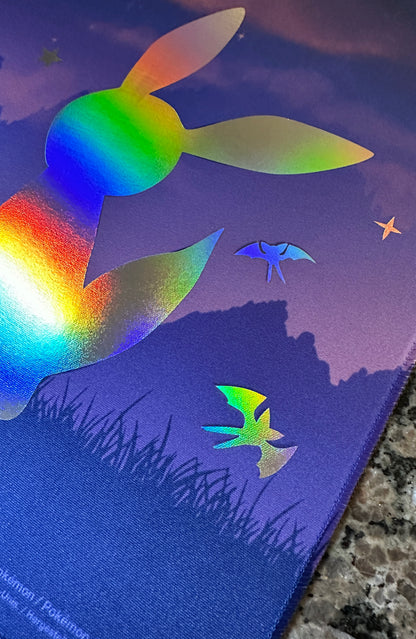 Eevee & Umbreon Twilight Pokemon Foiled Playmat