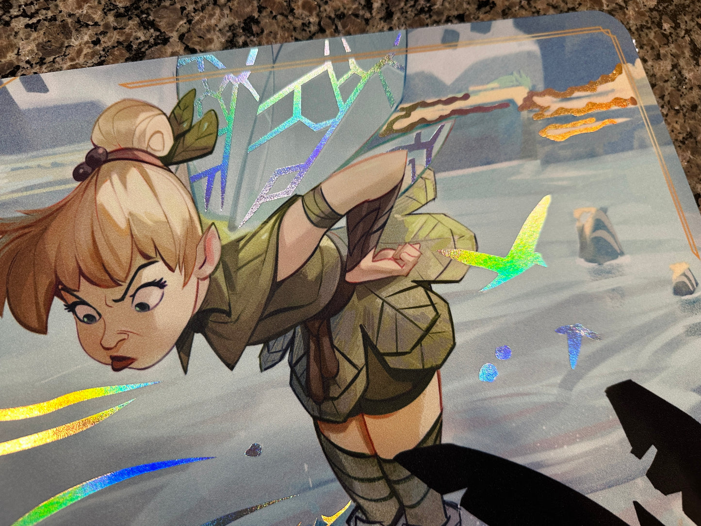 *Premium* Tinker Bell Giant Fairy Lorcana Foiled Playmat