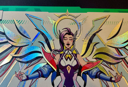 Seraphine League of Legends Foiled Desk Mat