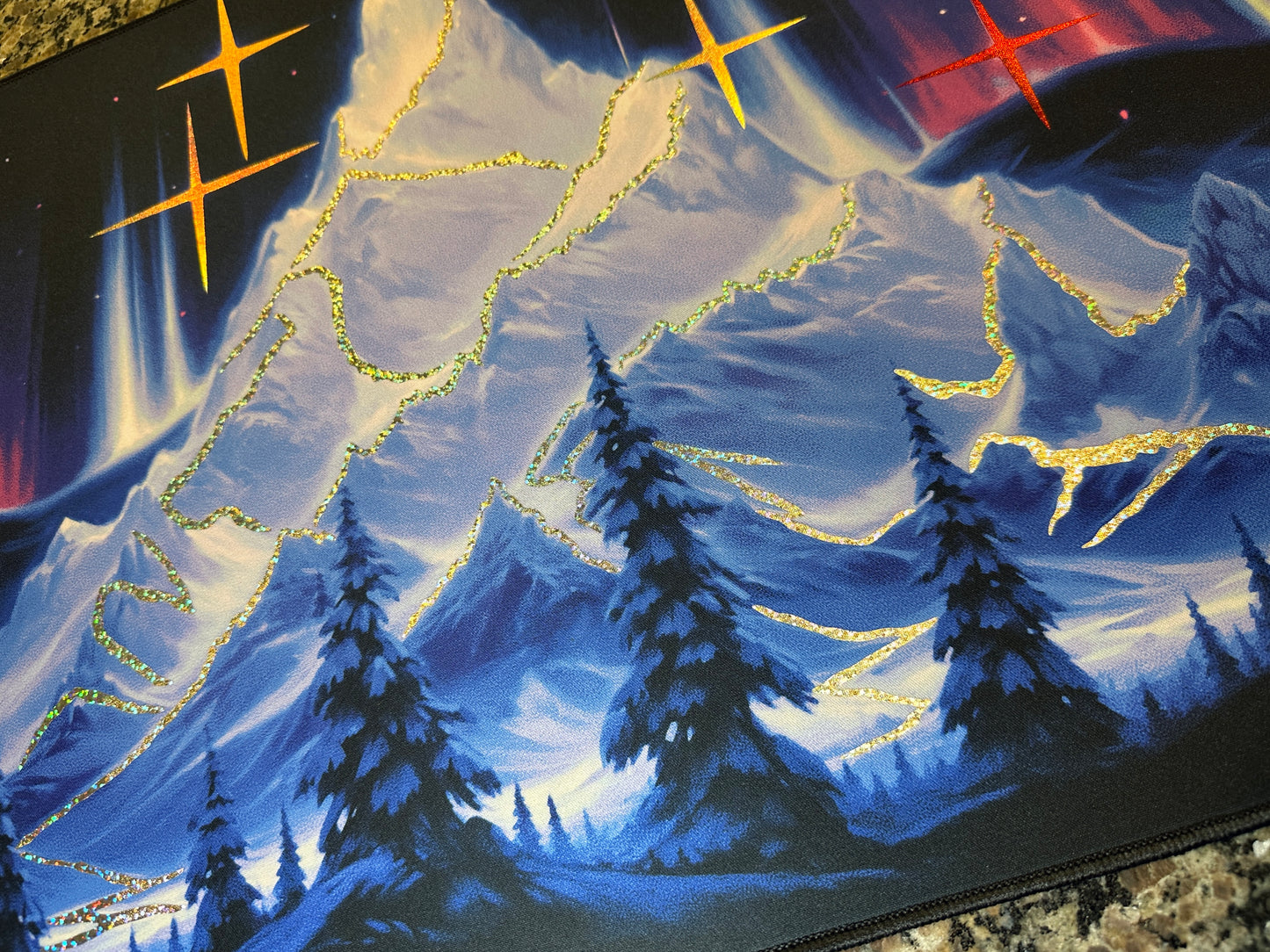 *Premium* Celeste Foiled Desk Mat