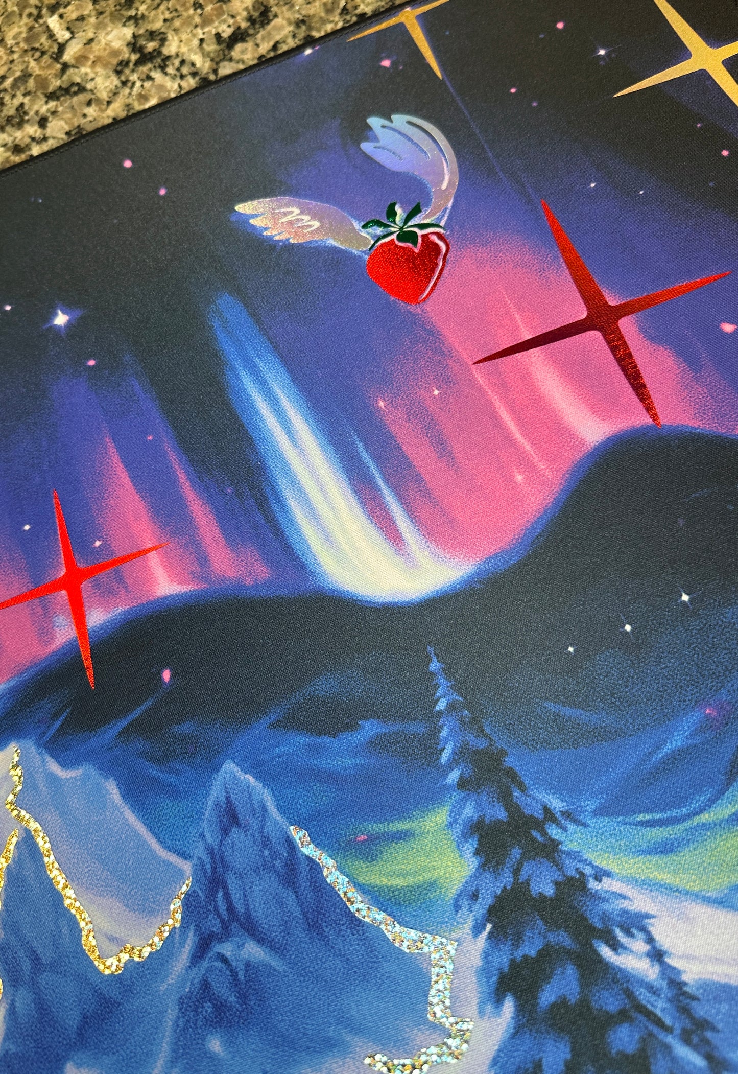 *Premium* Celeste Foiled Desk Mat