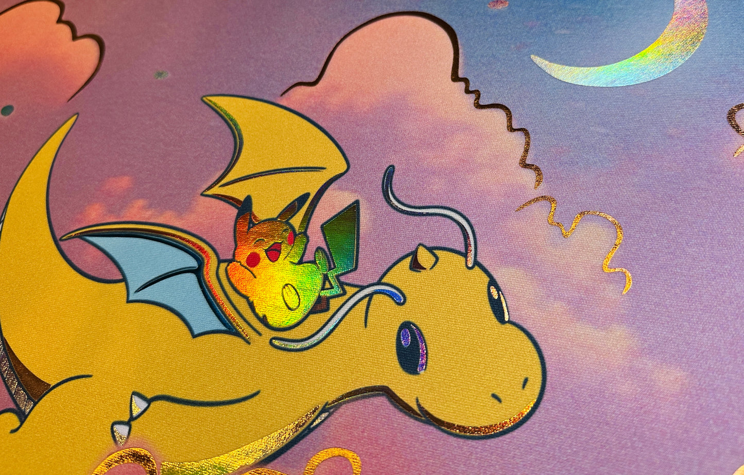 *Premium* Dreamy Dragonite Pokemon Foiled Playmat