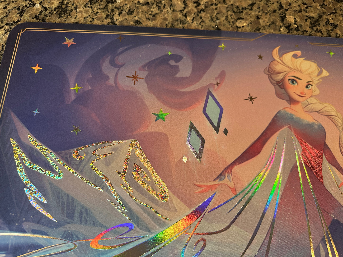*Premium* Elsa The Fifth Spirit Lorcana Foiled Playmat