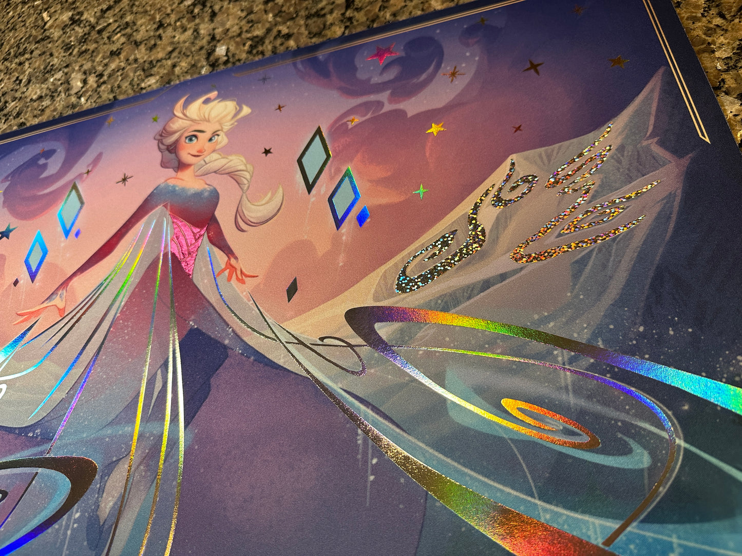 *Premium* Elsa The Fifth Spirit Lorcana Foiled Playmat
