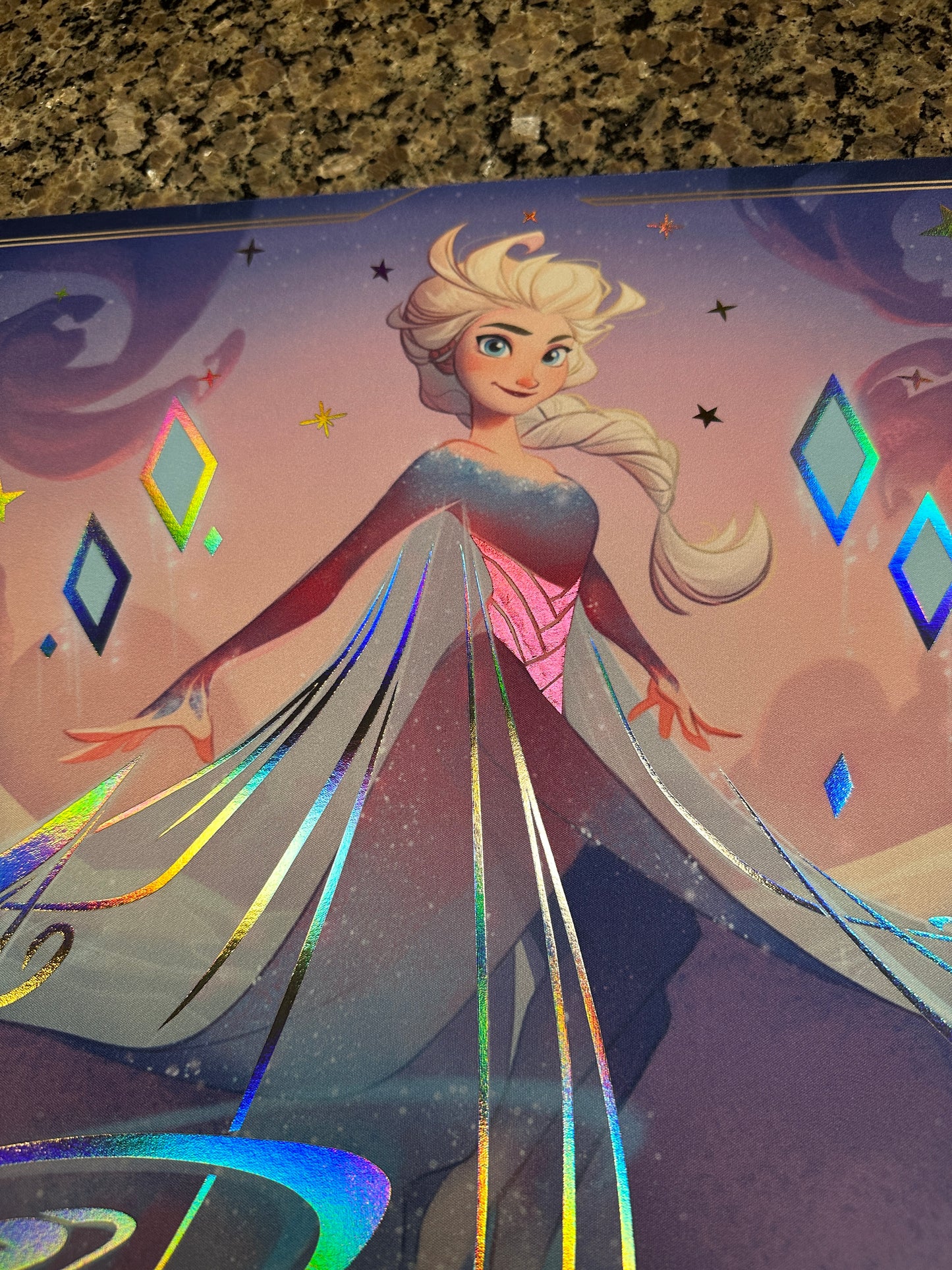 *Premium* Elsa The Fifth Spirit Lorcana Foiled Playmat