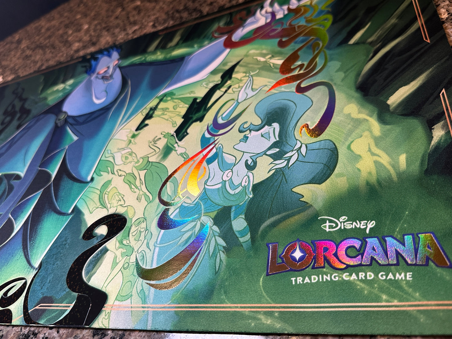 *Premium* Hades Double Dealer Lorcana Foiled Playmat