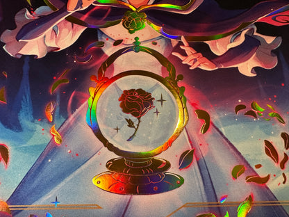 Gold Belle Accomplished Mystic Lorcana Foiled Playmat