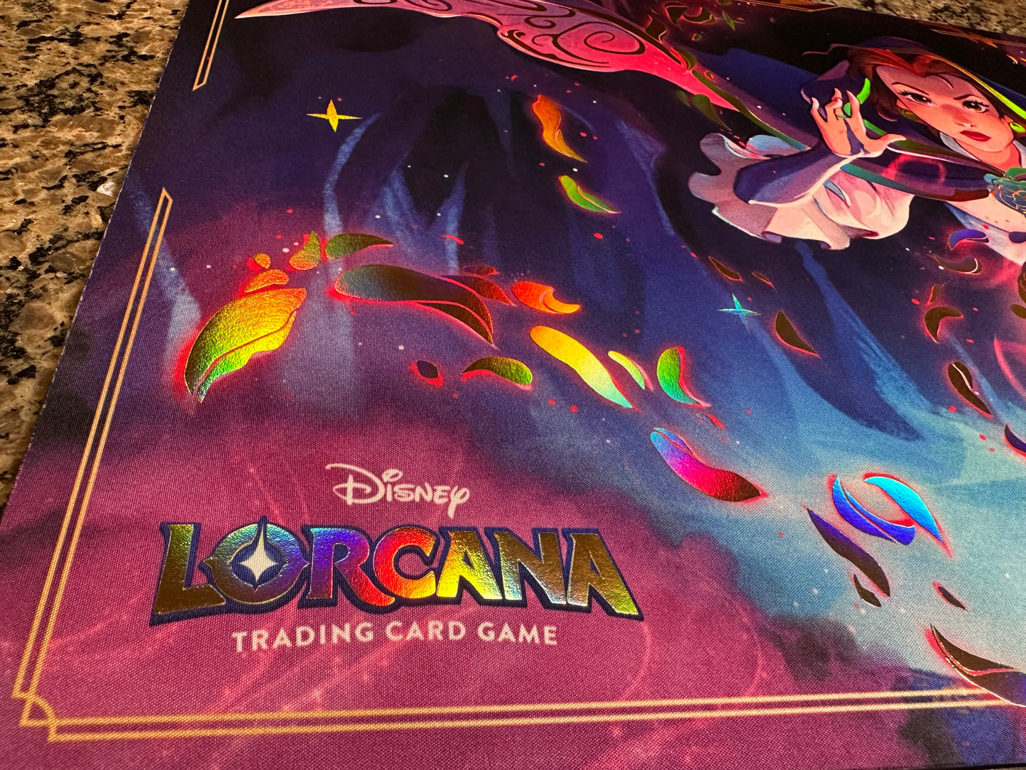 Belle Accomplished Mystic Lorcana Foiled Playmat