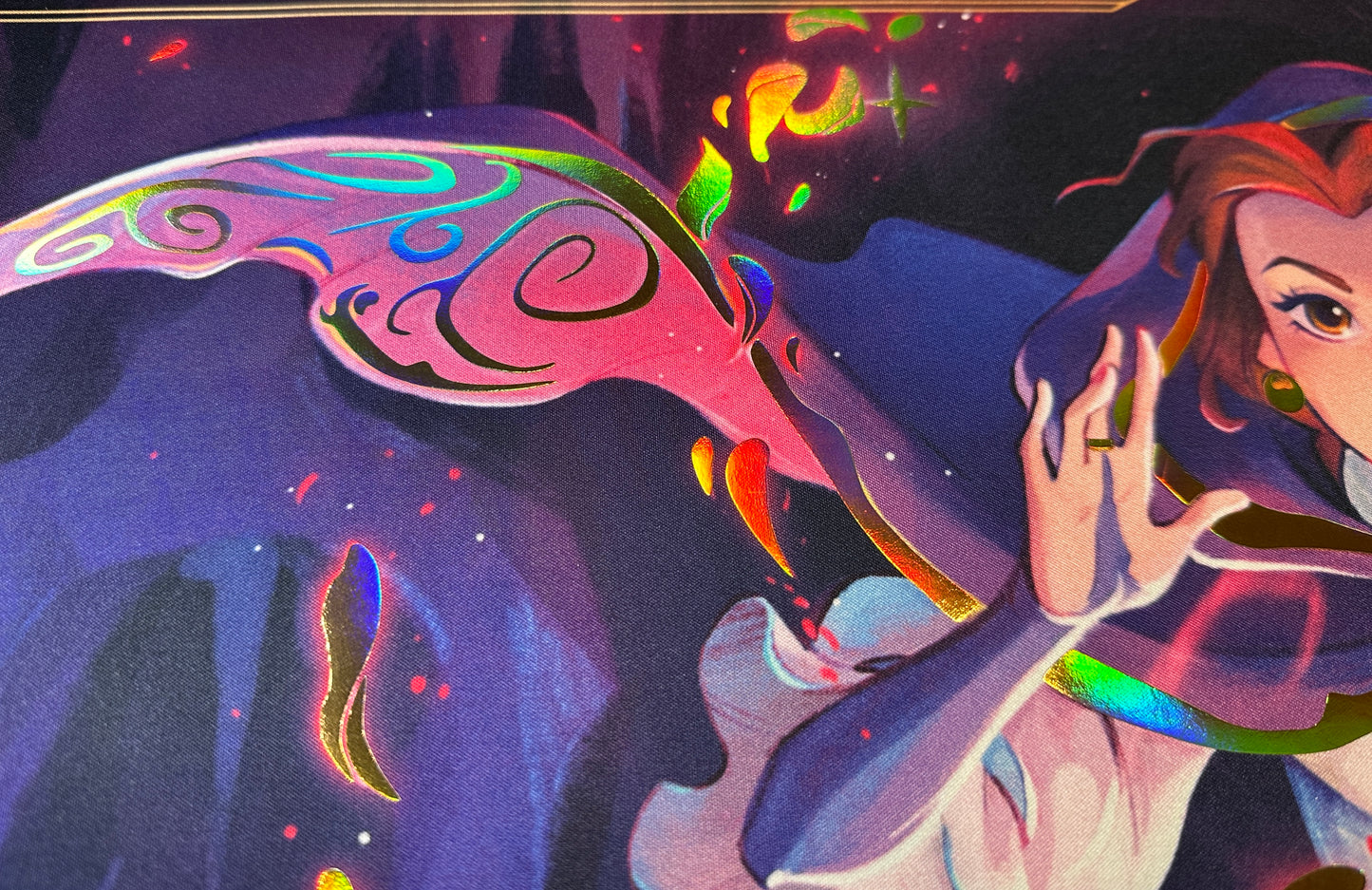 Belle Accomplished Mystic Lorcana Foiled Playmat
