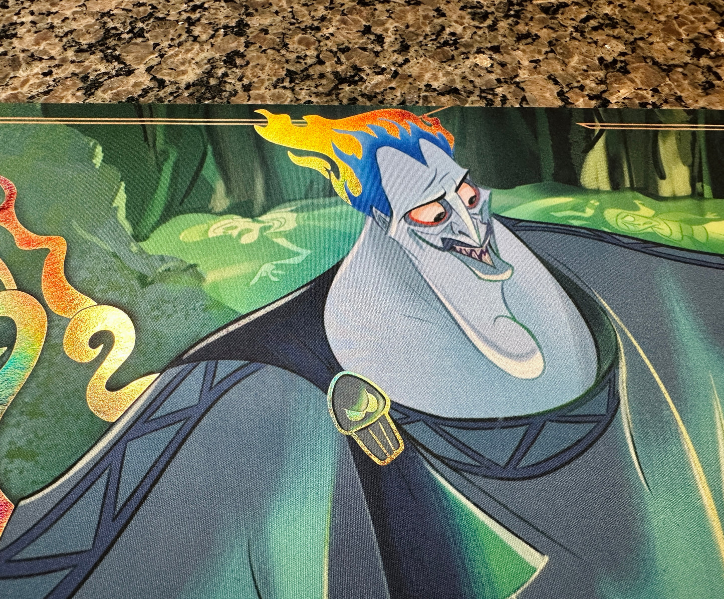Hades Double Dealer Lorcana Foiled Playmat