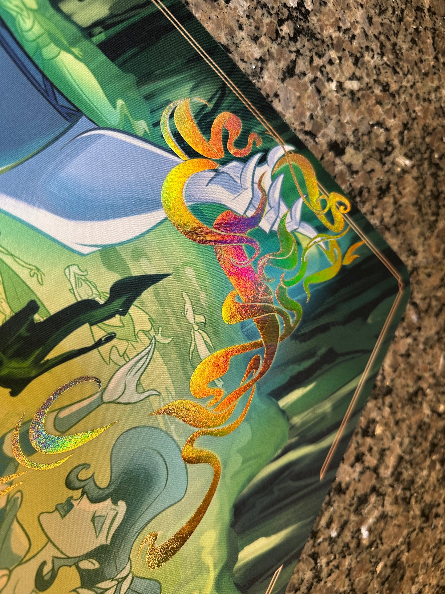 Hades Double Dealer Lorcana Foiled Playmat