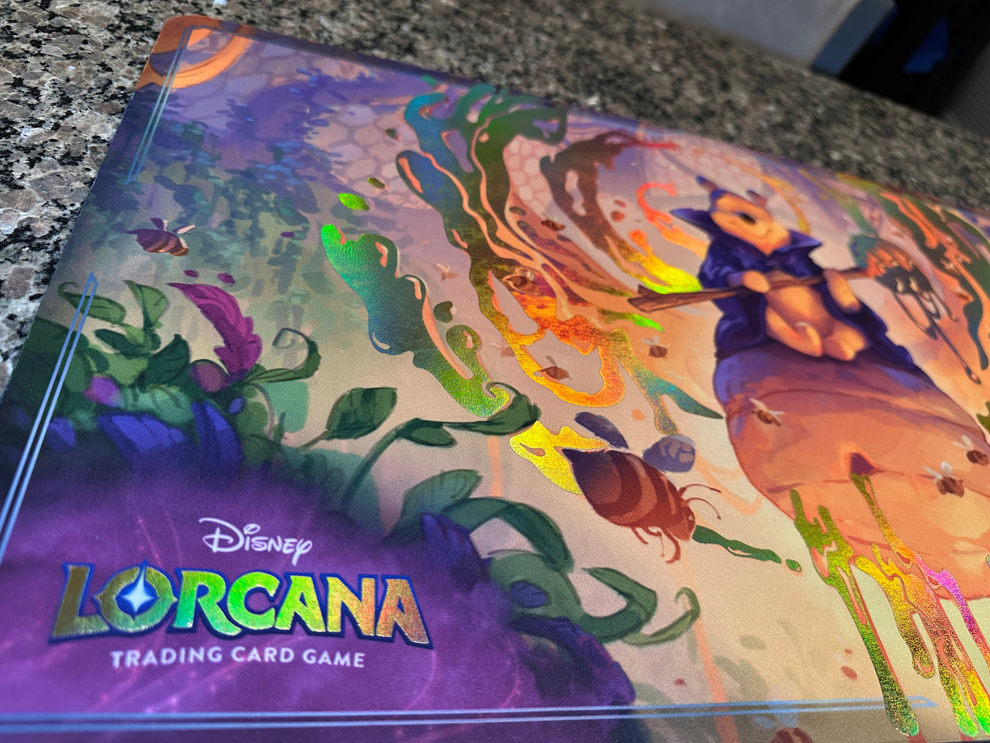 Hunny Wizard Pooh Lorcana Foiled Playmat