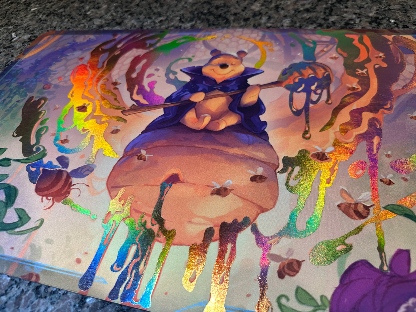 Hunny Wizard Pooh Lorcana Foiled Playmat