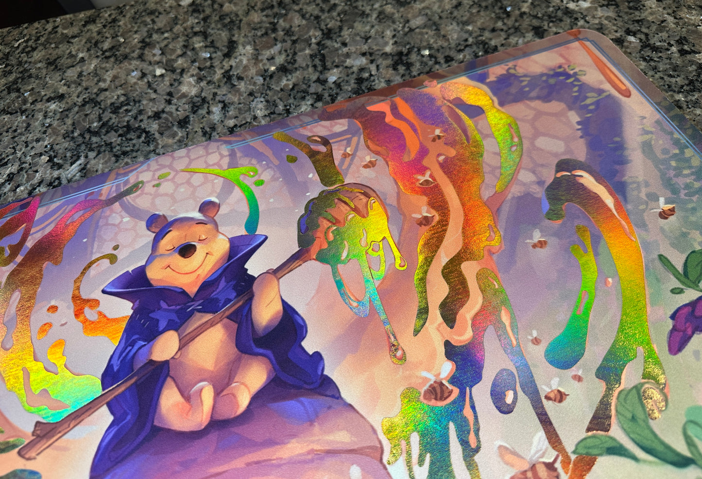 Hunny Wizard Pooh Lorcana Foiled Playmat