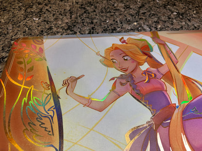 Rapunzel Lorcana Foiled Playmat