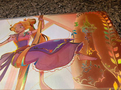 Rapunzel Lorcana Foiled Playmat