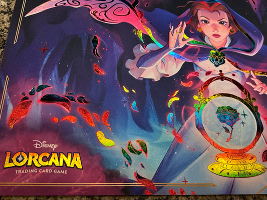 *Rainbow* Belle Accomplished Mystic Lorcana Foiled Playmat