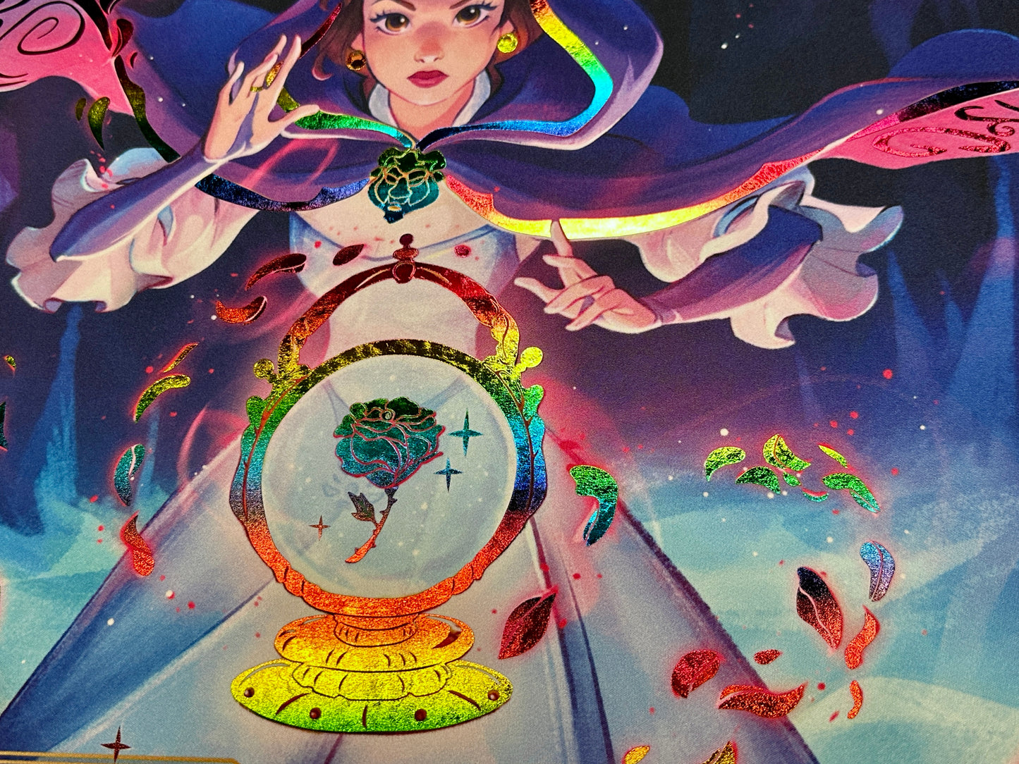 *Rainbow* Belle Accomplished Mystic Lorcana Foiled Playmat
