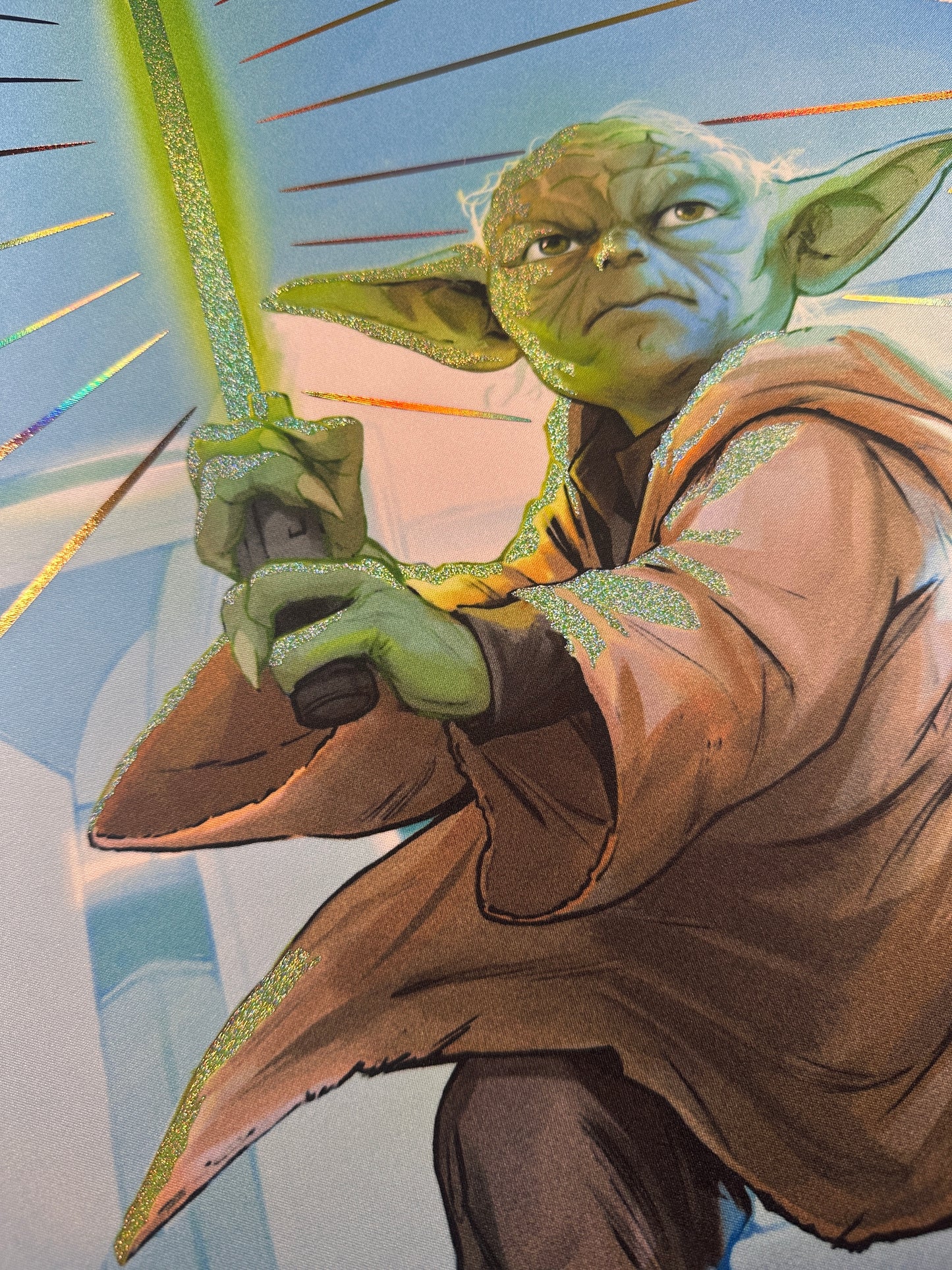 Yoda Star Wars Foiled Playmat
