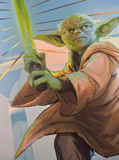 Yoda Star Wars Foiled Playmat
