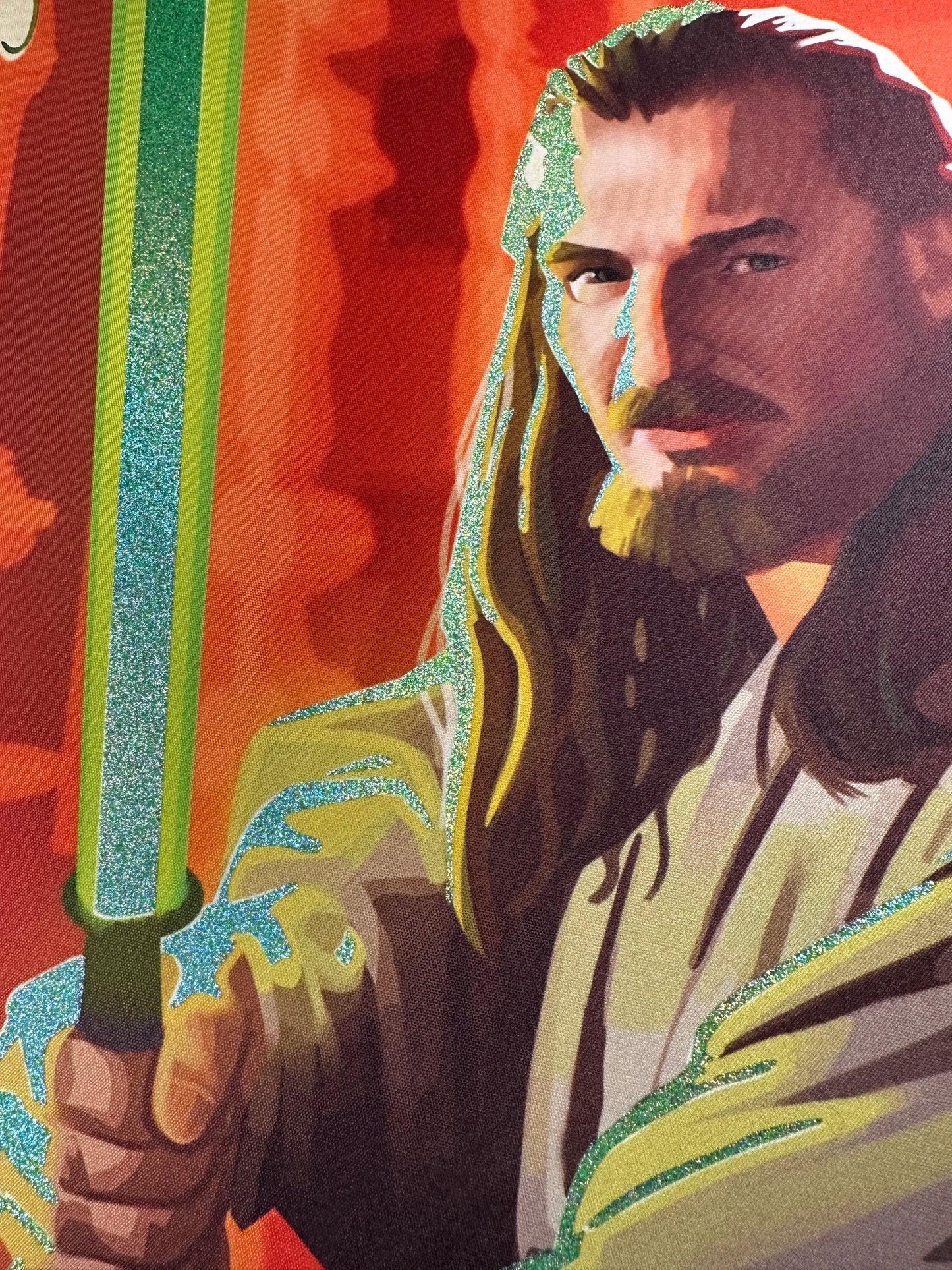 Qui-Gon Jinn Star Wars Foiled Playmat