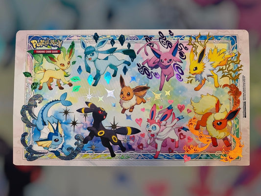 *Premium* Prismatic Eeveelutions Foiled Playmat