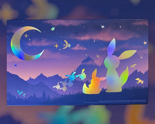 Eevee & Umbreon Twilight Pokemon Foiled Playmat