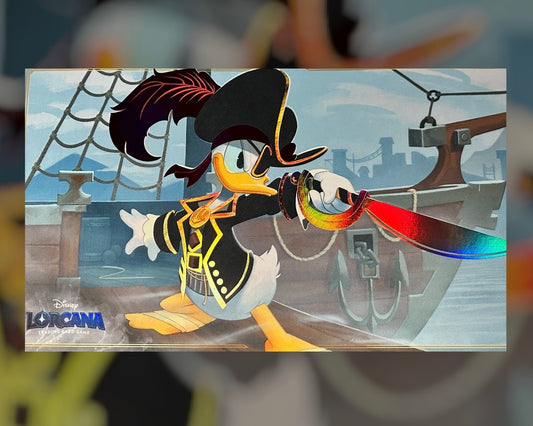 *Premium* Donald Duck Buccaneer Lorcana Foiled Playmat