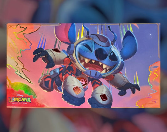 *Premium* Stitch Little Rocket Lorcana Foiled Playmat