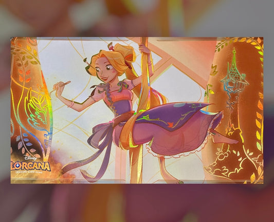 Rapunzel Lorcana Foiled Playmat