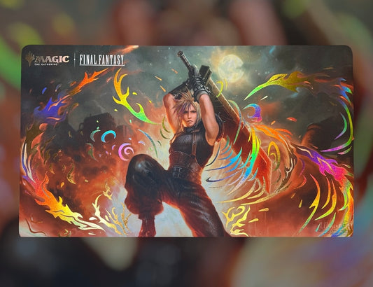 Cloud Ex-Soldier MTG Final Fantasy Foiled Playmat